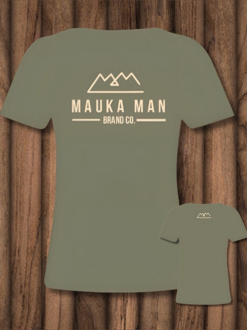 NWT Mauka Brand Co. Hawaii  Graphic Tee - Men XXL in Beige